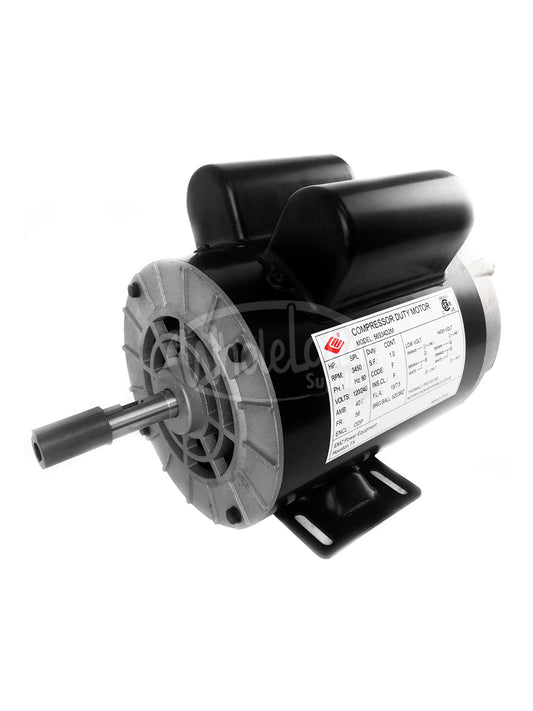 EMZ 2HP SPL 3450 RPM / 120-240V / 1ph / 7.5-15 Amp Air Compressor NEMA Motor 5/8″ Shaft