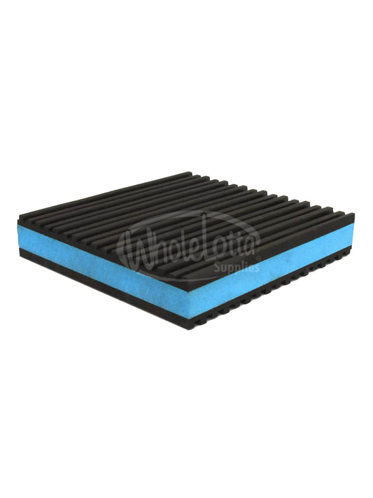 Anti Vibration Rubber & Composite Foam Blue Pad Industrial Dampener Isolation Air Compressor HVAC 4x4x7/8"