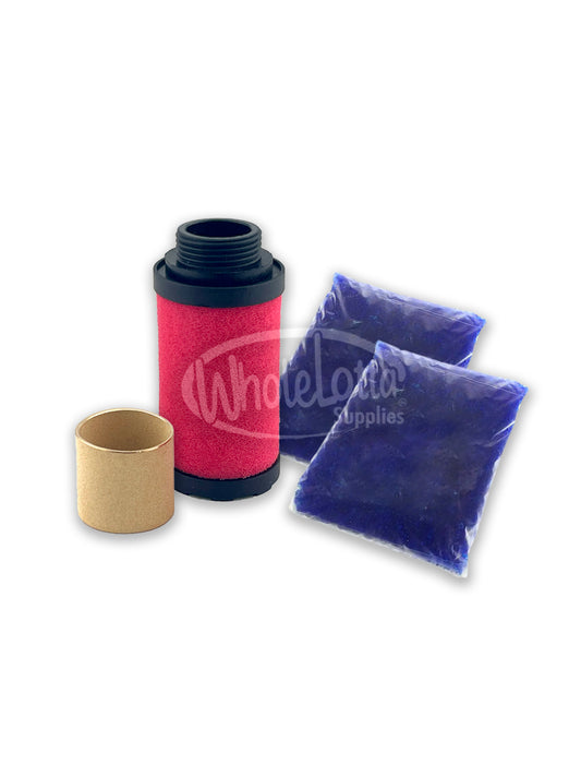 Replacement Kit 800 Series 3 Stages Air Filter, Coalescing & Particulate Filter, Desiccant Beads