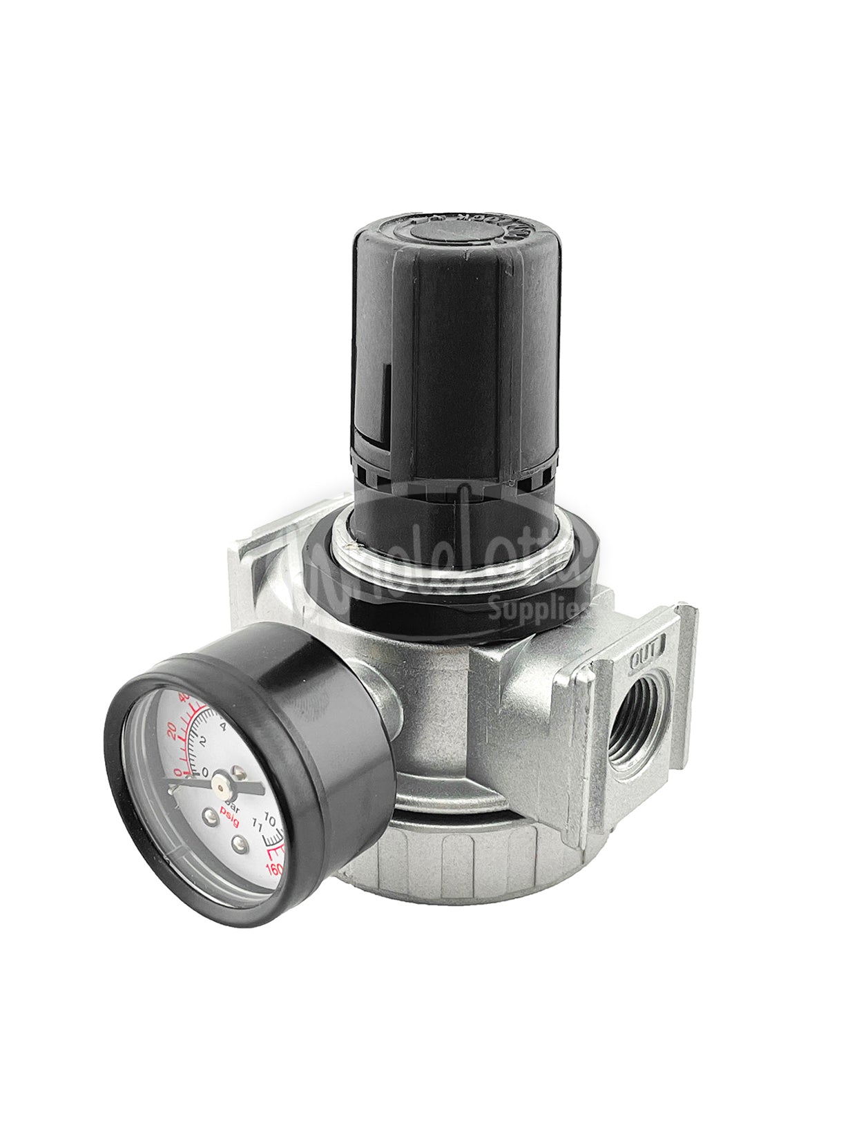 MID FLOW 1/2″ NPT In-Line Pressure Regulator for Air Compressor 7 To 150 PSI Adjustable