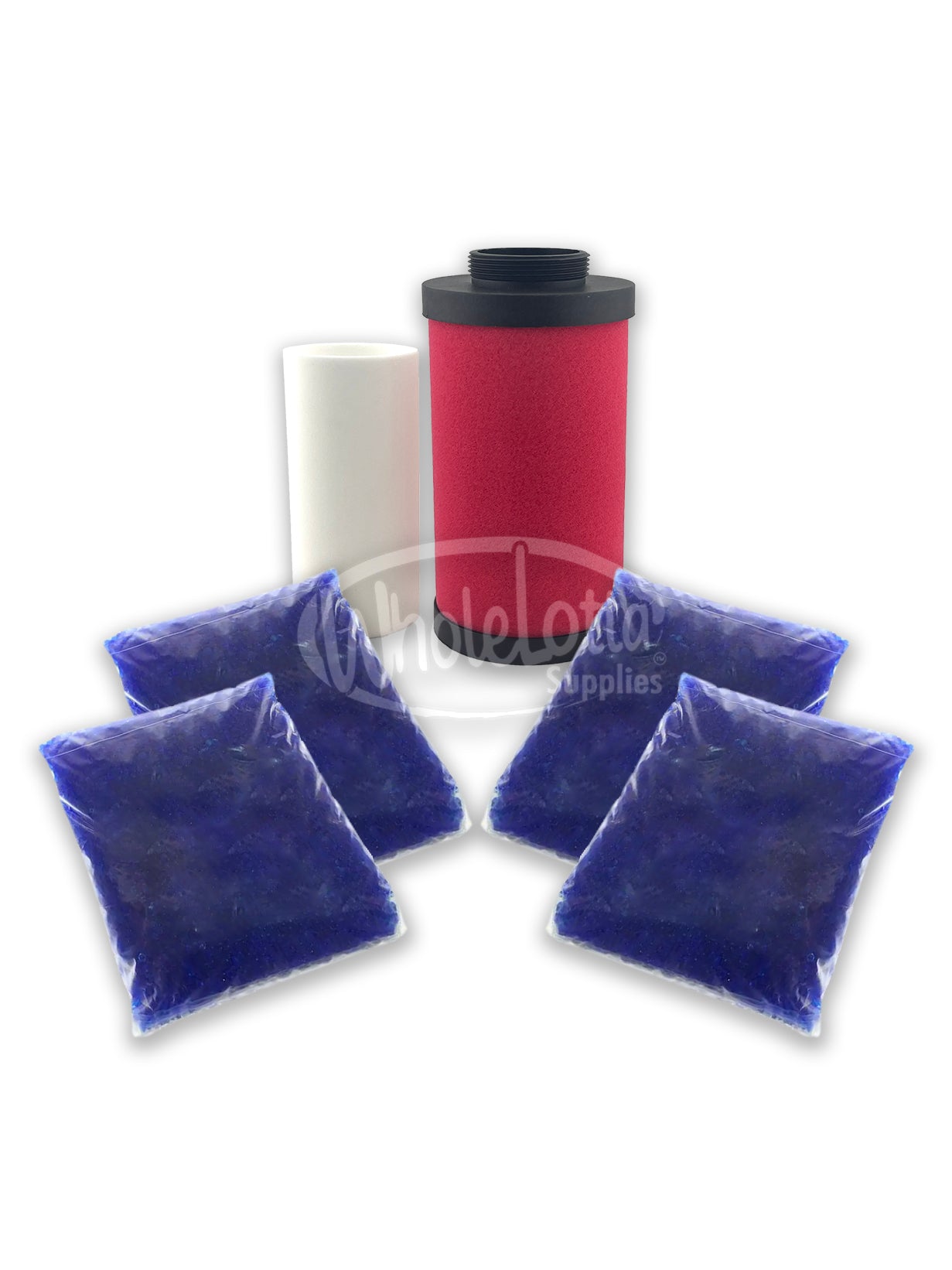 Replacement Kit 900 Series 3 Stages Air Filter, Coalescing & Particulate Filter, Desiccant Beads