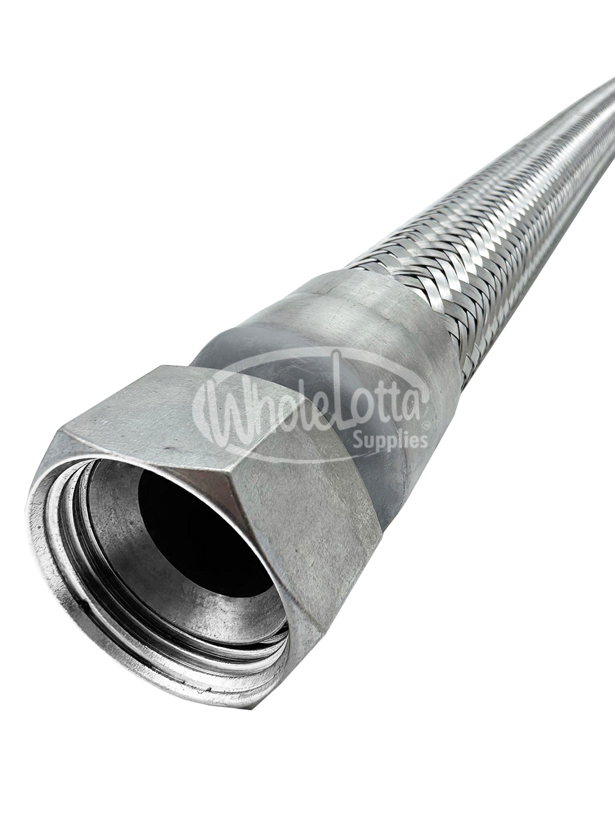 1" x 18" Stainless Steel Compressed Air Line Flexible Metal Hose Compressor Tube + JCI Fittings