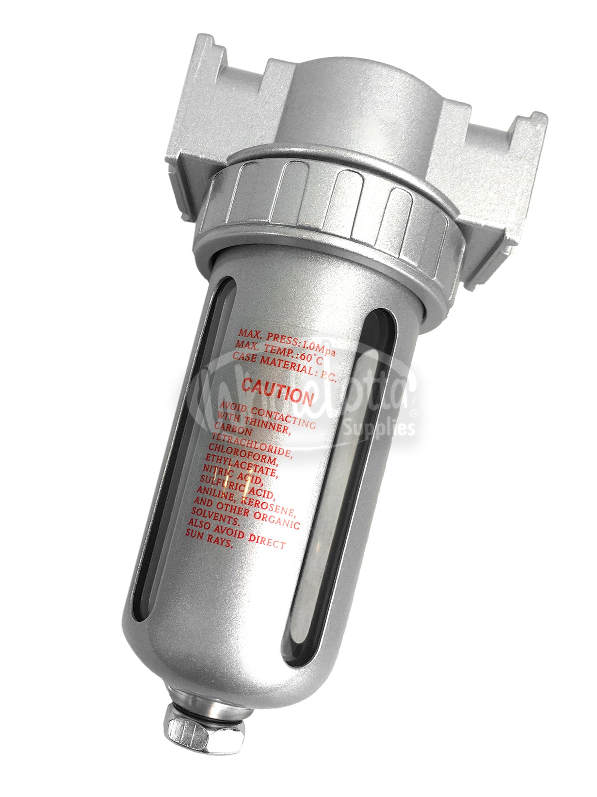 1/4″ NPT Compressed Air In Line Filter Mid Flow Desiccant Dryer Moisture Water Separator