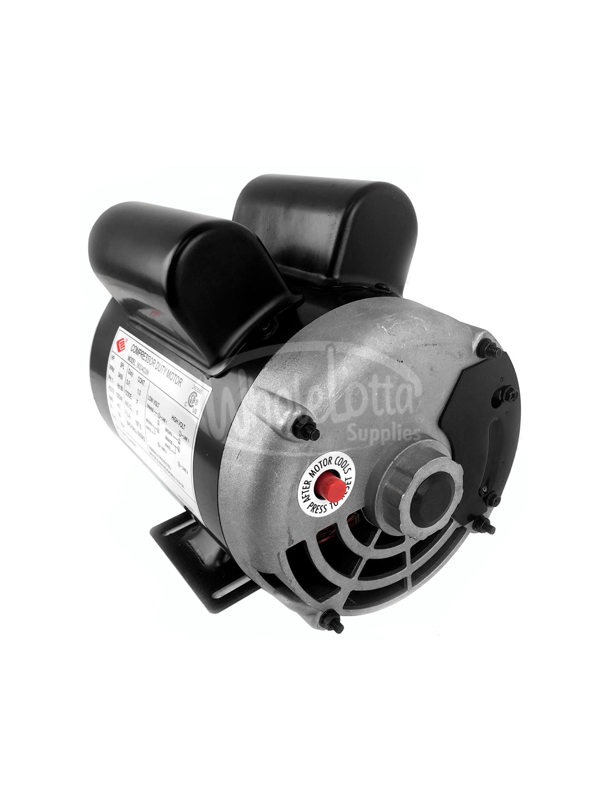 EMZ 2HP SPL 3450 RPM / 120-240V / 1ph / 7.5-15 Amp Air Compressor NEMA Motor 5/8″ Shaft