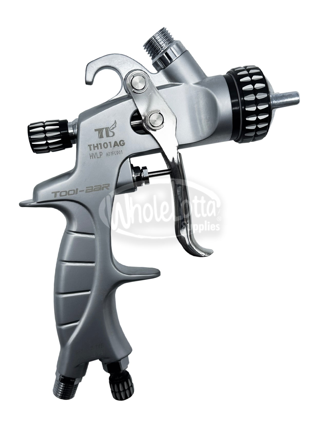 HVLP High Grade Auto Refinishing Paint Spray Gun TOOL-BAR TH101AG Aluminium 1.3mm Nozzle