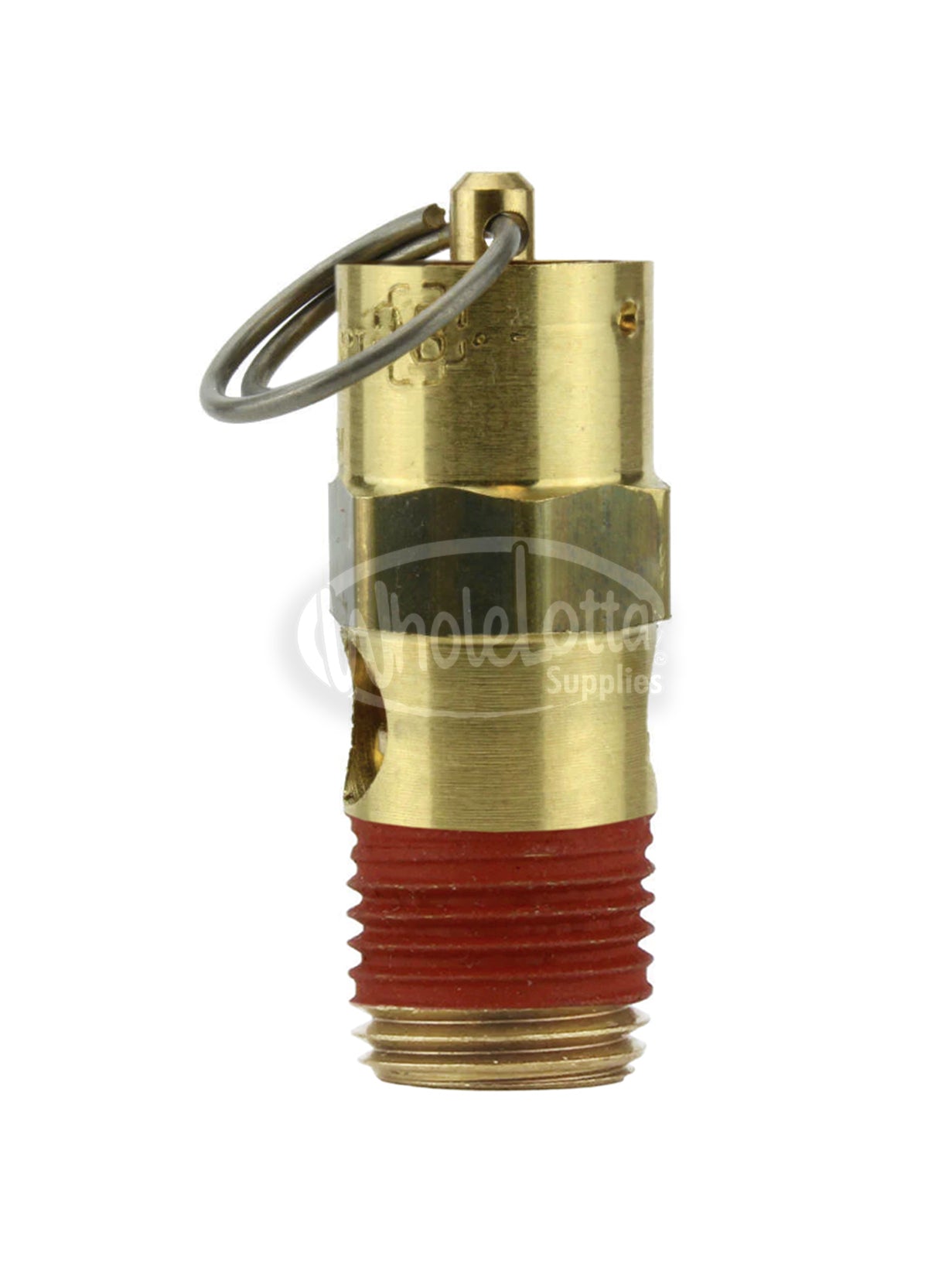 200 PSI 1/4" Male NPT Air Compressor Pop Off Pressure Relief Safety Valve Solid Brass 76 SCFM