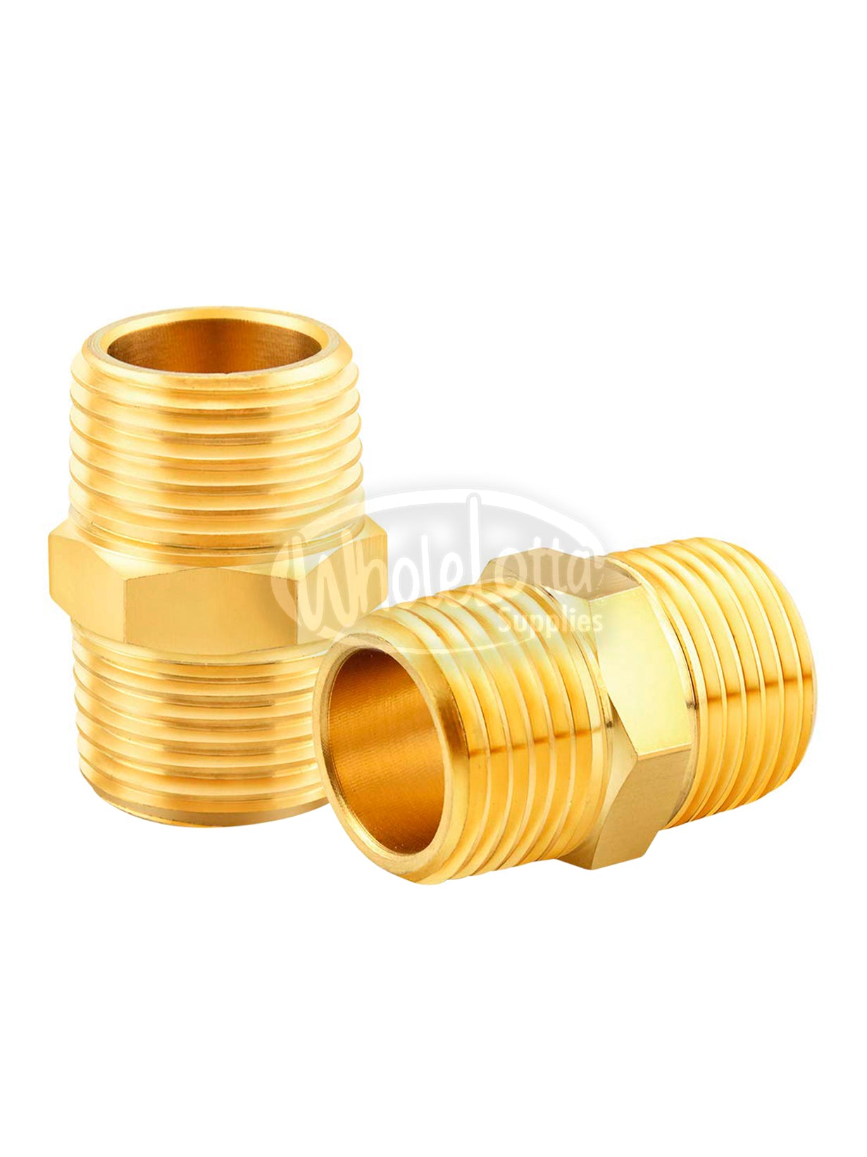 3/4″ NPT Male Brass HEX Nipple AIR / MNPT Fuel / Oil / Gas WOG / Water