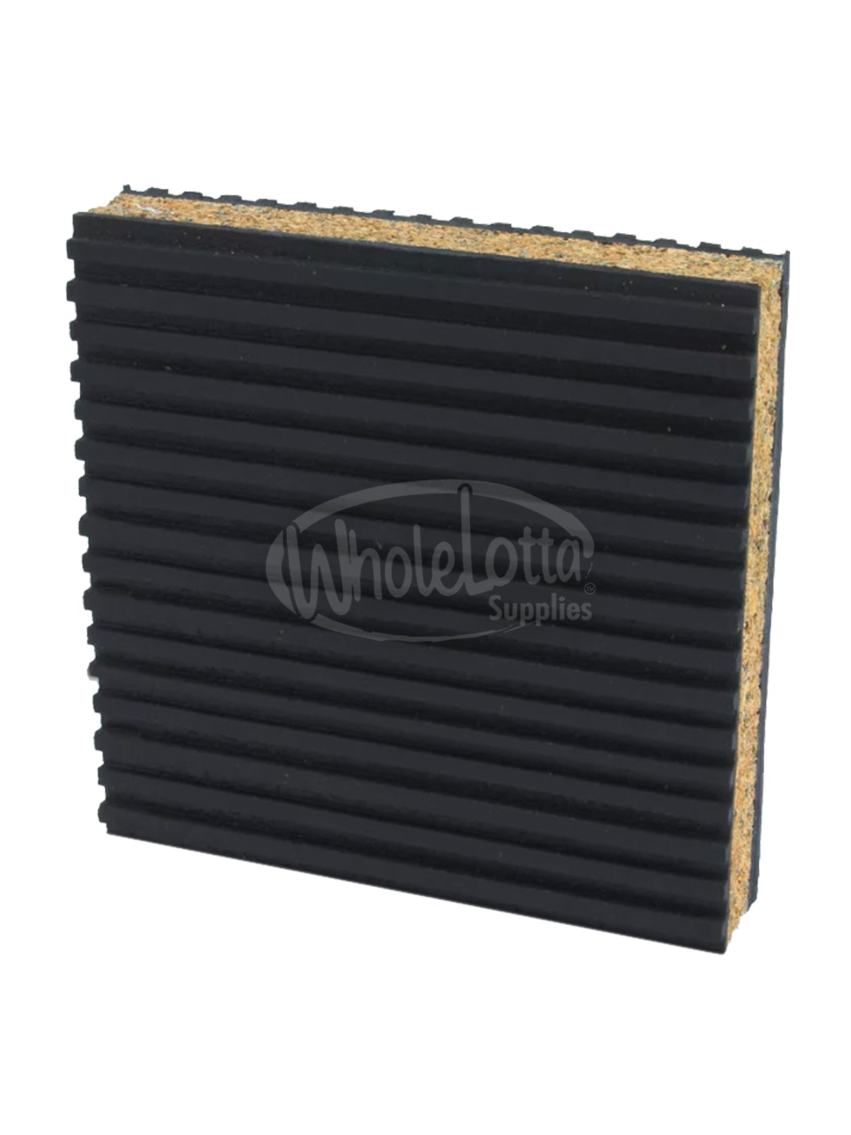 Anti Vibration Rubber & Cork Pad Industrial Dampener Isolation Air Compressor HVAC 4x4x7/8"