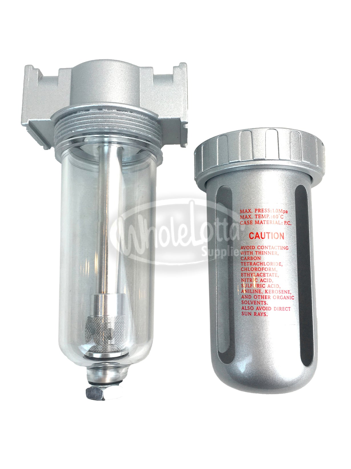 1/2″ NPT Compressed Air In Line Filter Mid Flow Desiccant Dryer Moisture Water Separator