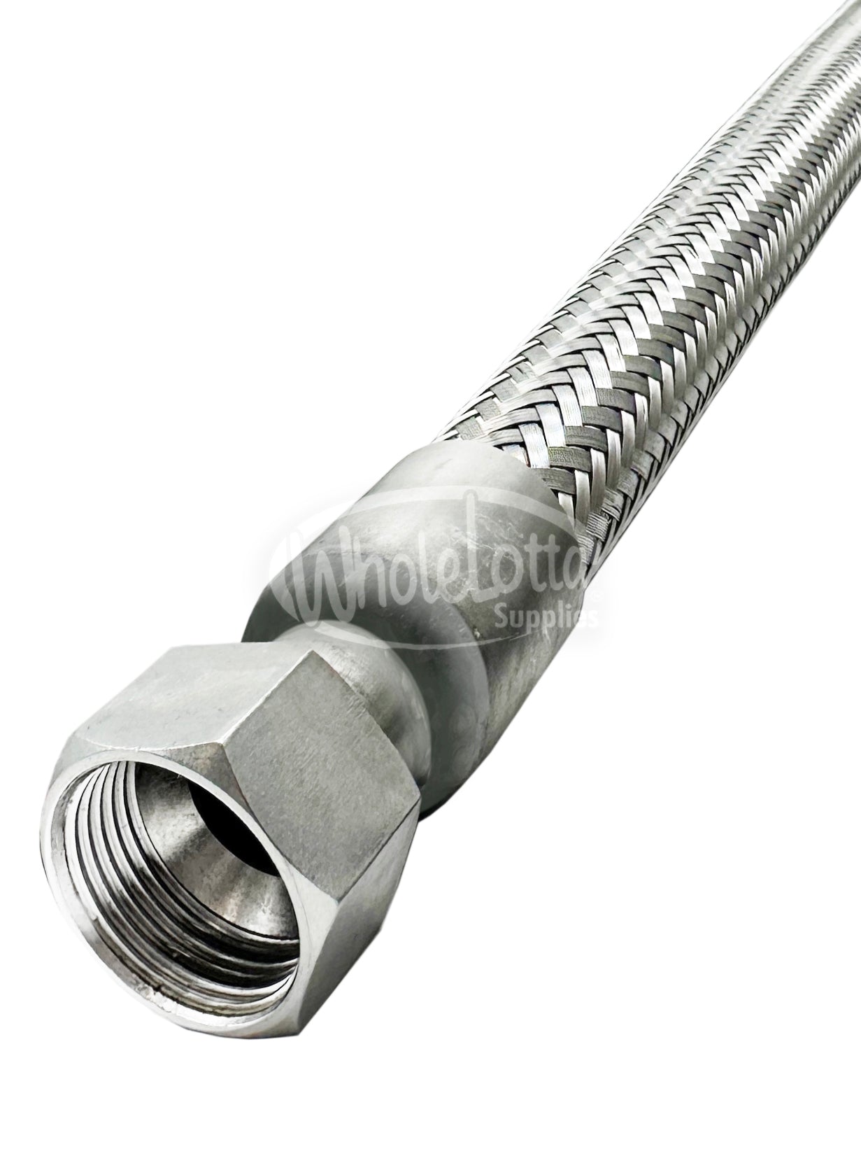 3/4" x 18" Stainless Steel Compressed Air Line Flexible Metal Hose Compressor Tube + JCI Fittings