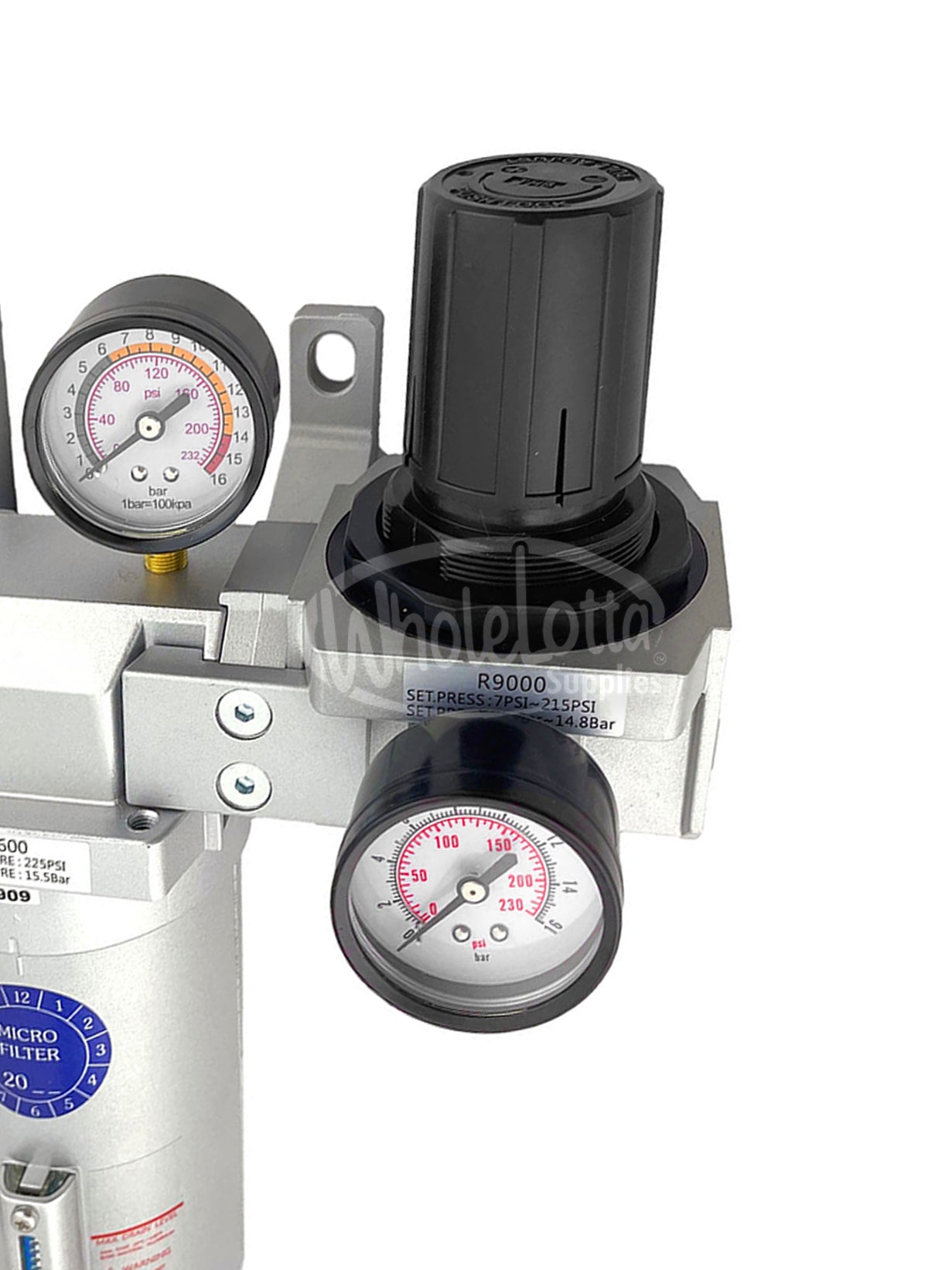 SUPER DUTY 3/4″ NPT 2 Stages Filter Industrial Grade Coalescing Regulator System w/ Auto Drain