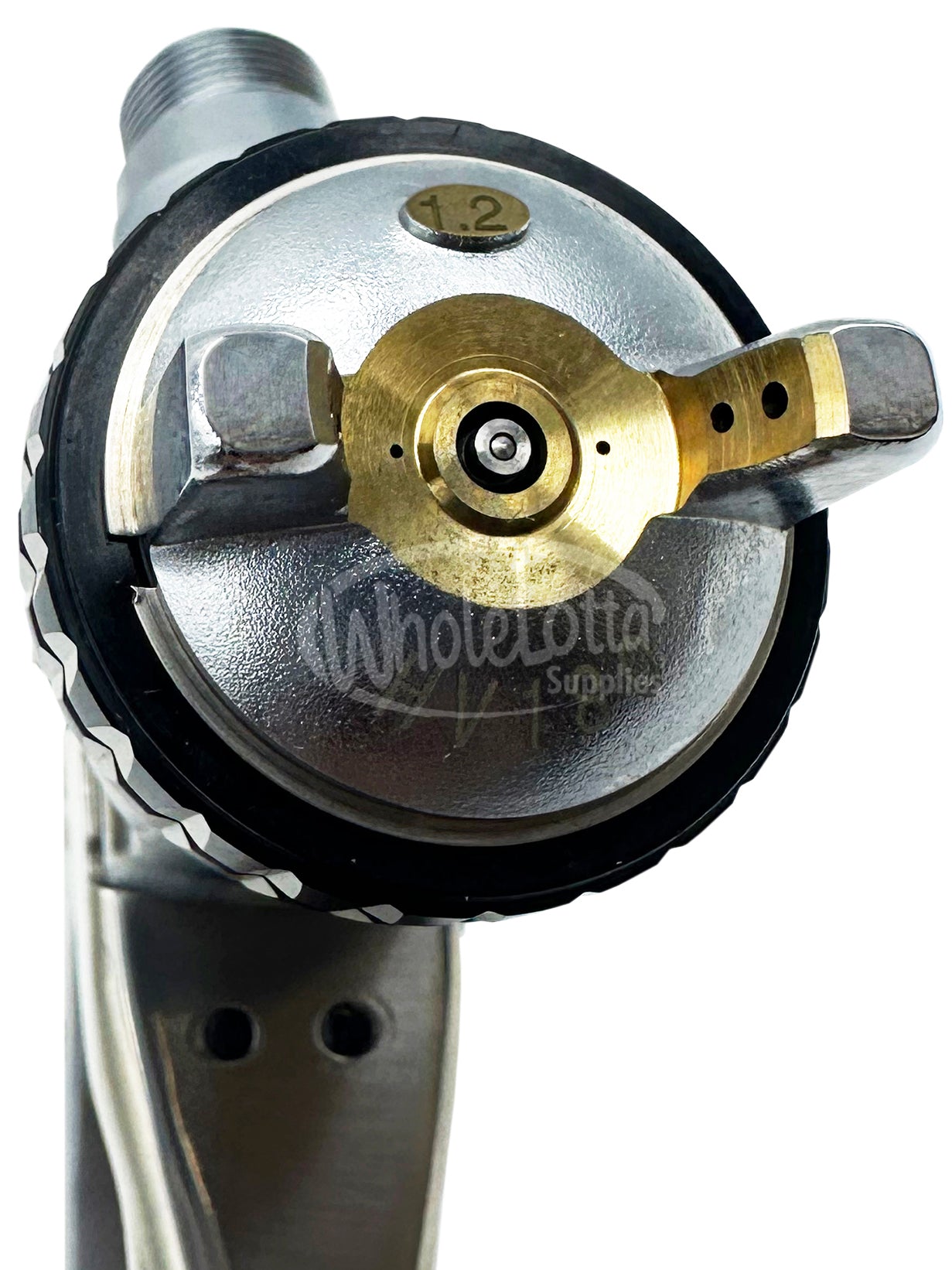 MINI HVLP High Grade Auto Refinishing Paint Spray Gun TOOL-BAR TH102AG Aluminium 1.2mm Nozzle