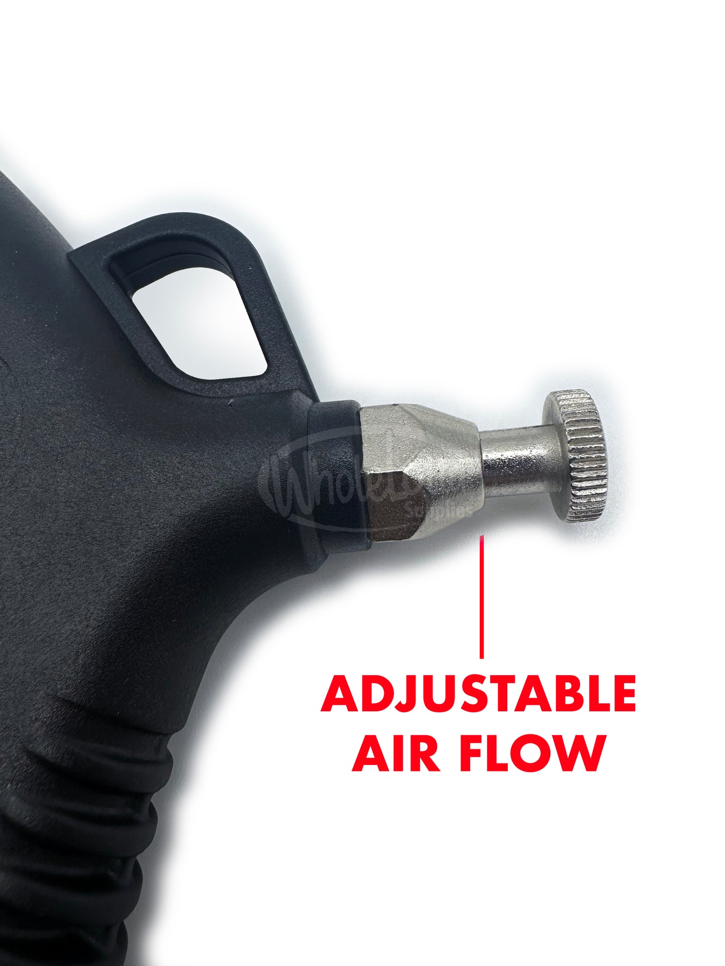 Air Blow Gun 16Bar Nylon Adjustable Flow 4" Length OSHA Compliant