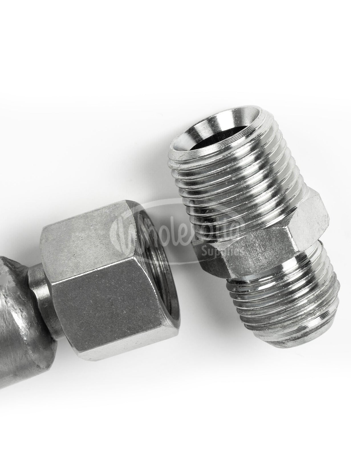 1/2" x 18" Stainless Steel Compressed Air Line Flexible Metal Hose Compressor Tube + JCI Fittings